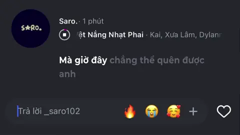 Mà giờ đây chẳng thể quên được anh #_saro102 #lyrics #nhachaymoingay #xuhuong 