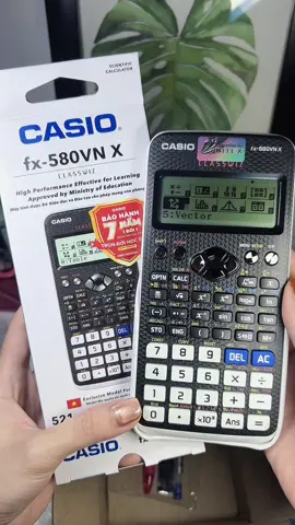 Máy tính Casio Fx-580VNX 🌿 #Casio #maytinh #hocsinh #cap3 #viral #xuhuong #fyp #foryou 🍊