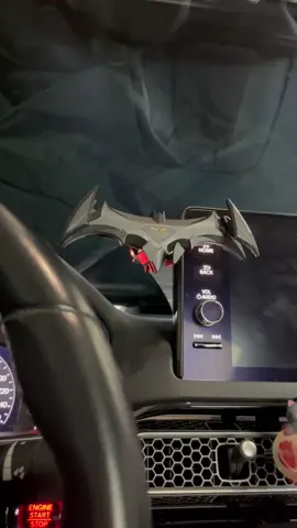 so cool!!!!!🦇📱 #BestCarGadget #SuperheroPhoneMount #CoolCarAccessories #carorganization #NoMoreDroppedPhones #bat #swag 