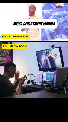 “Media God bless you”. When the Minister has to pray for Media department. Shoutout to the UPPERROOM Media team and the anointed boss @Dunsin Oyekan  #churchmedia #easyworship #propresenter #livestreaming 