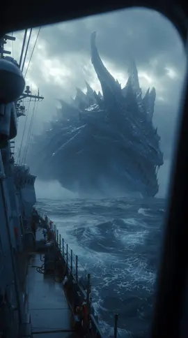 Giant Sea Monster spotted in the Pacific by a Navy ship! #seacreatures #sea #monster #fyp #viral #seamonster #unbelievable #wilduncounters  Whispering Wilds is where the ocean’s deepest myths breach the surface. Here, colossal shadows move beneath the waves, leviathans rise through storm-torn skies, and bioluminescent titans drift through midnight waters. Every ripple hints at something vast and ancient, every swell a reminder that the sea keeps secrets older than the shore. For those drawn to the awe and terror of the deep, Whispering Wilds invites you to gaze into the abyss—and see what gazes back. @Whispering Wilds | AI Monsters 