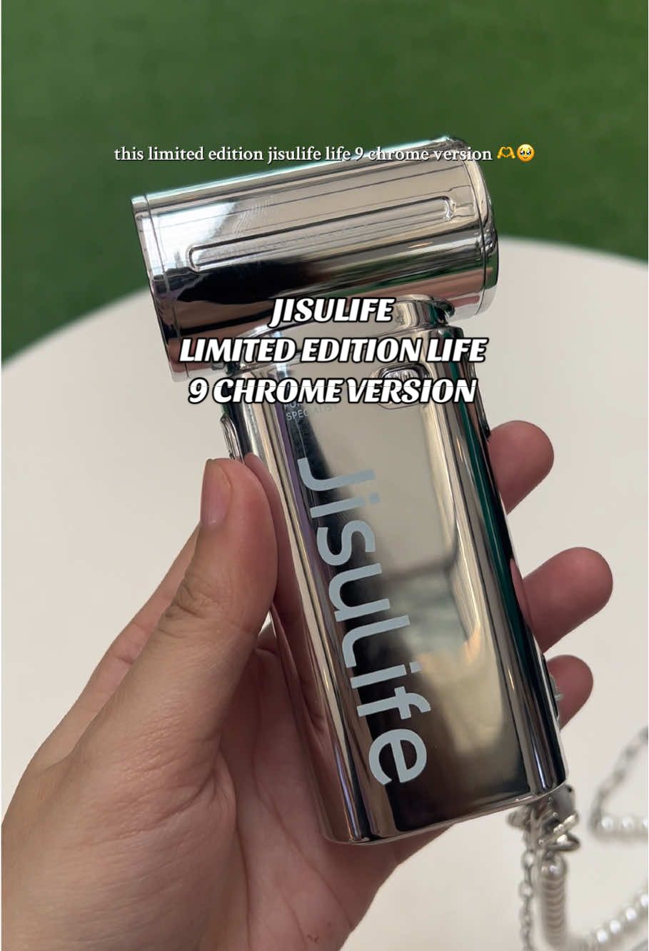 this is your sign to buy this limited edition jisulife life 9 chrome version, habang may stock pa! super ganda @Jisulife-PH #jisulife #jisulifelife9chrome #life9chromeedition #handlheldfan #turbofan 