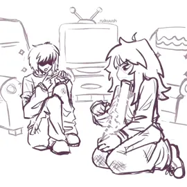 i think theyd be losers ptheads who scrape the bottom of the bowl to eat the tar straight (pls dont let this get taken down lol) #deltarune #deltarunechapter4 #deltarunekris #deltarunesusie #digitalart