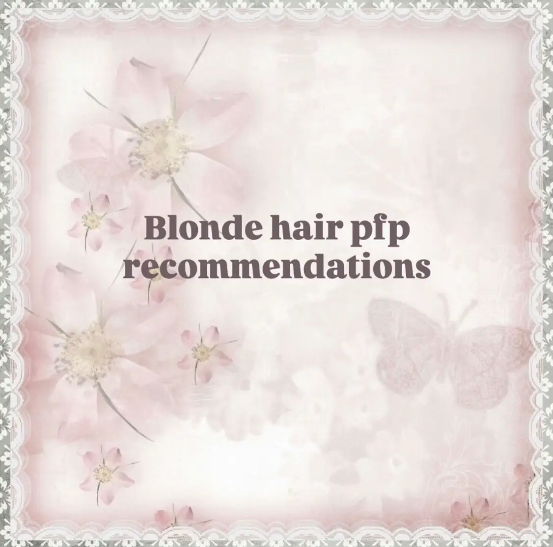 Blonde hair pfp ideas for girls #blonde #recommendations #pfp #blondehair #trend #viral 