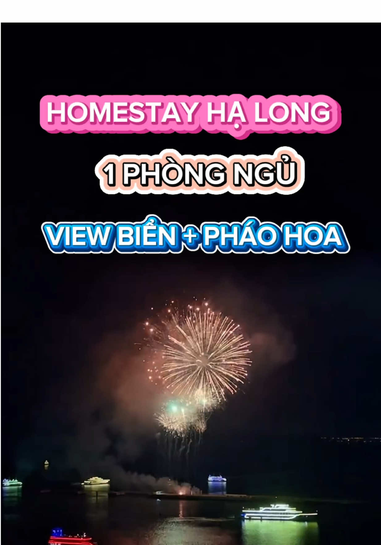 Homestay Hạ Long 1PN chỉ từ 425xu/người. Tiêu chuẩn 2NL+1TE<6 tuổi.  #xuhuong #halong #homestay #reviewhalong #fyp 
