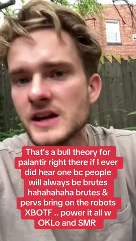 #stitch with @Aidan Walker excellent bull theory on palantir bc ppl are always gonna be brutes no one is ever gonna change we need #pltr to save us #fyp #news #stocks #stockmarket #palantir daddy karp im here I know ur single unless ur like Peter …..?