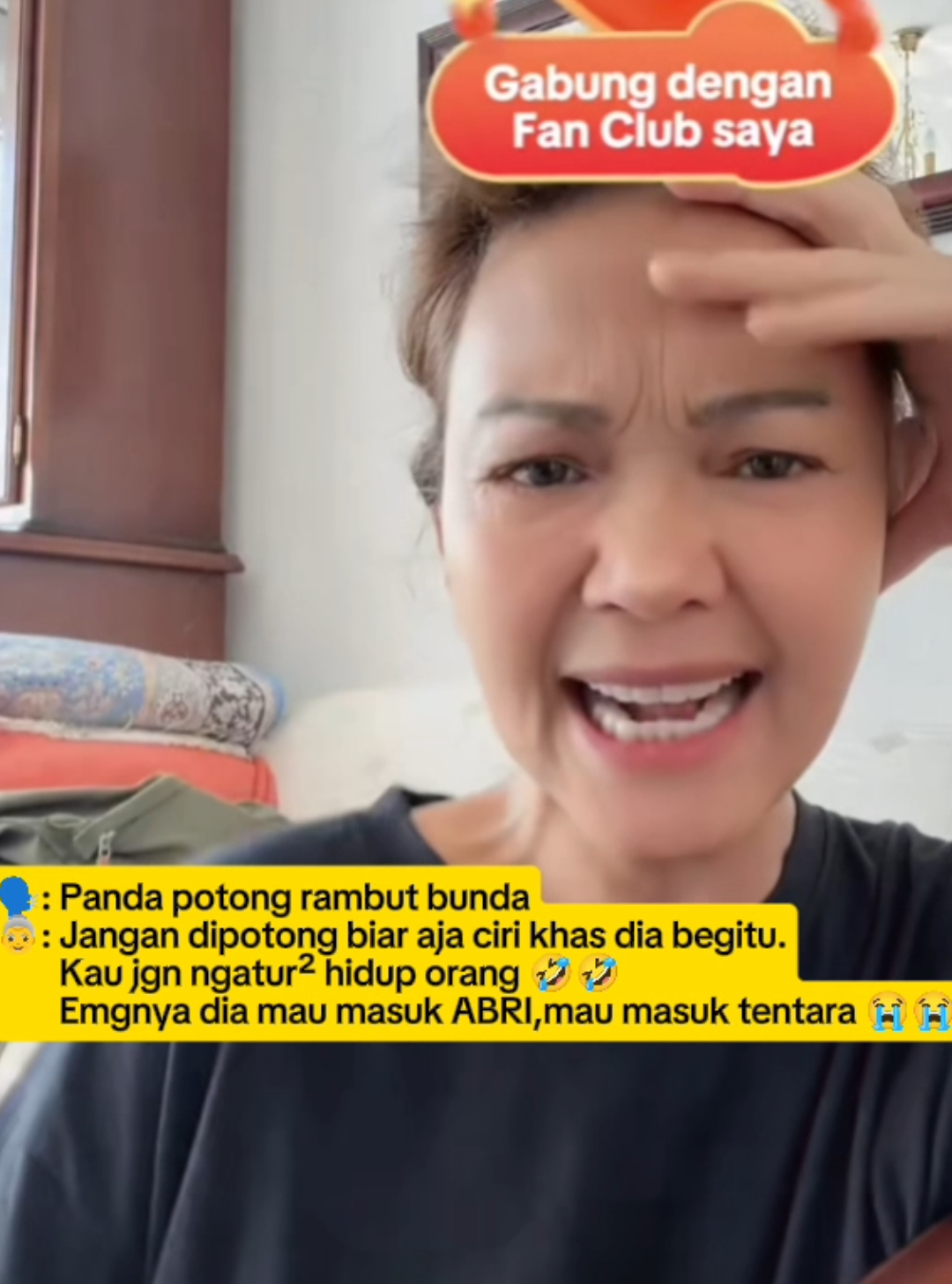 Ketika dj Panda disuruh potong rambut 🤣🤣 @Bunda Corla Ratu live Dunia  #bundacorla #bundacorlaratujreng #bundacorlaviral  #fypシ゚viral 