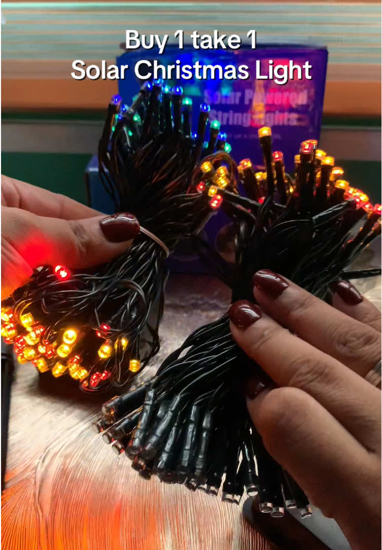 Buy 1 take 1 solar christmas light outdoor waterproof #christmaslight #solarchristmaslights #waterproofchristmaslights #outdoorchristmaslights 