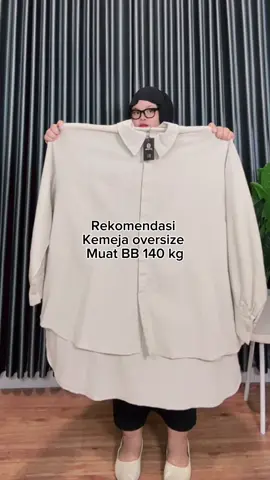 Muat sampe BB 140 kg!! Ukuran lengkap dari s-5xl!! 🥵 #ootdhijab #ootdhijabstyle #ootdhijabsimple #kemejajumbo 