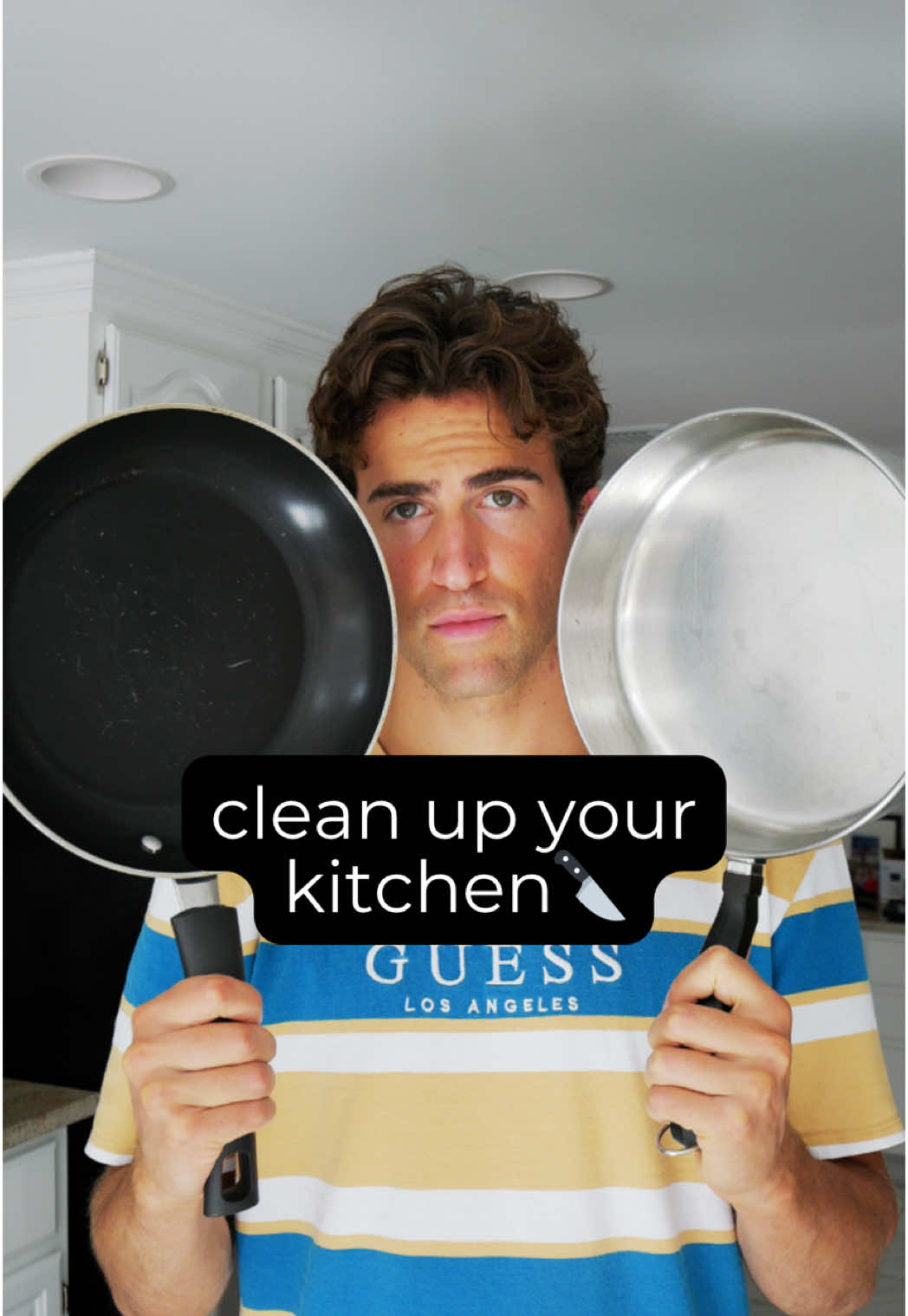I avoid all toxic kitchen products. Here’s how to clean up your kitchen🔪🍳 Swap the non stick pan for stainless steel  Swap the plastic utensils for silver  Swap the microwave for the oven  Swap the air fryer for the stove top  Swap polyester towels for cotton towels  Swap tap water for reverse osmosis  Swap the plastic cutting board for a wooden cutting board  Swap the dishwasher for hand washing  Swap the plastic coffee maker for a stove top brewer  Swap the plastic blender for a glass blender  Swap toxic dish soap for natural dish soap Swap the toxic counter spray for nontoxic spray  Swap ziplock bags for glass containers  Swap cooking seed oils for olive oil  Swap the blue sponge for a natural sponge  Swap plastic wrap for beeswax paper  Swap conventional salt for mineral rich sea salt Swap processed food for single ingredient food Make these simple swaps for a clean kitchen. #nontoxic #kitchen #cooking #singleingredient 