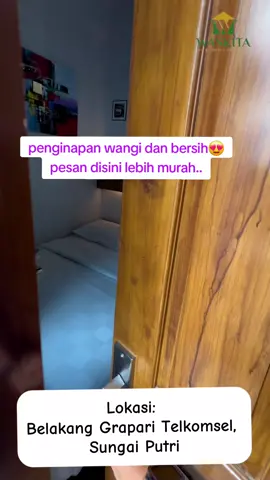 murah bersih wangi..mau seminggu sebulan juga bisa😃kapan lg bisa nikmati promo tiktok😍#penginapanjambi #jambipride🏴‍☠️ #fyp #video #murahbanget 