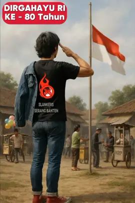 DIRGAHAYU REPUBLIK INDONESIA KE - 80 Tahun Masih Bendera setengah tiang  #slank #slankers #benderamerahputih #converse #sepatuconverse  #benderasetengahtiang 