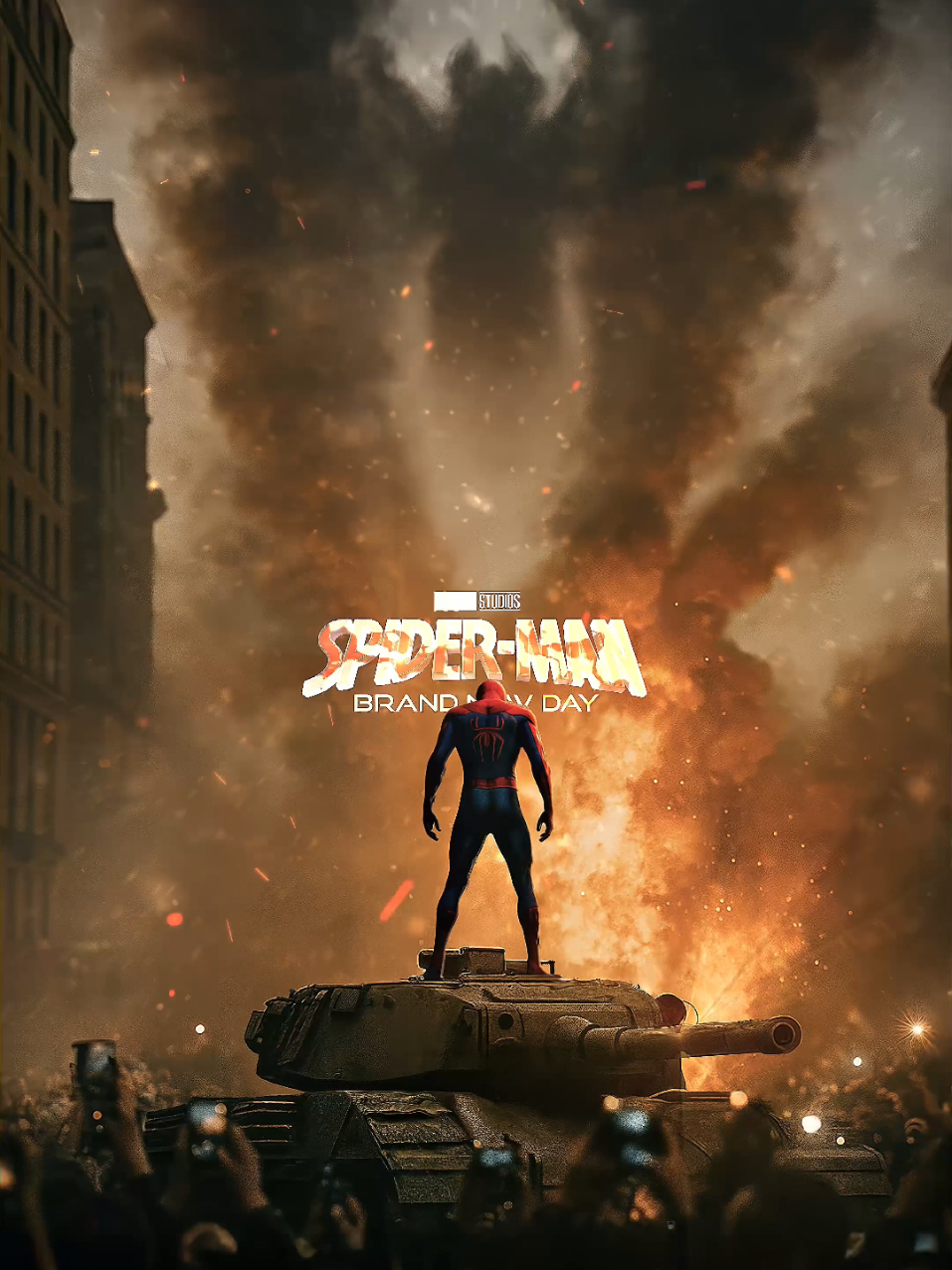 Had to animate this one!🕷 the aura was too strong not to. cover by @cole 👊 original shot by @unboxphd 📸 animated by me using Photoshop & After Effects (no AI) @IMAX @Marvel Studios @marvelfr  #brandnewday #spiderman #tomholland  #motionposter #marvelstudios 