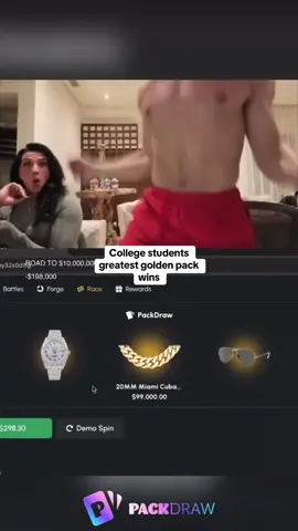 College students greatest golden pack wins #kickstreaming 