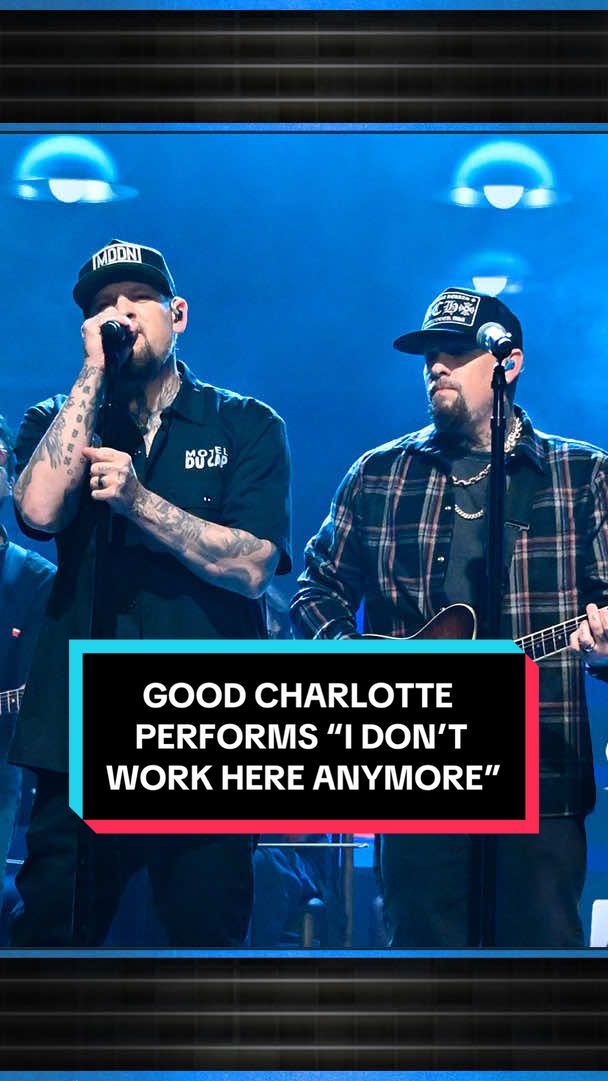 @Good Charlotte performs “I Don’t Work Here Anymore”! #FallonTonight #TonightShow #GoodCharlotte 
