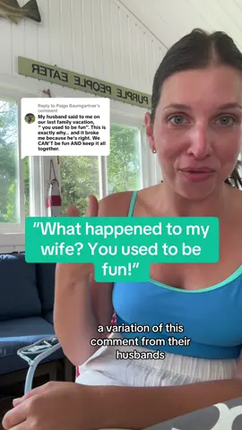 Replying to @Paige Baumgartner what happened to my wife? She used to be so fun. ##mentalload##marriageadvice##millennialmom##momlife##marriage