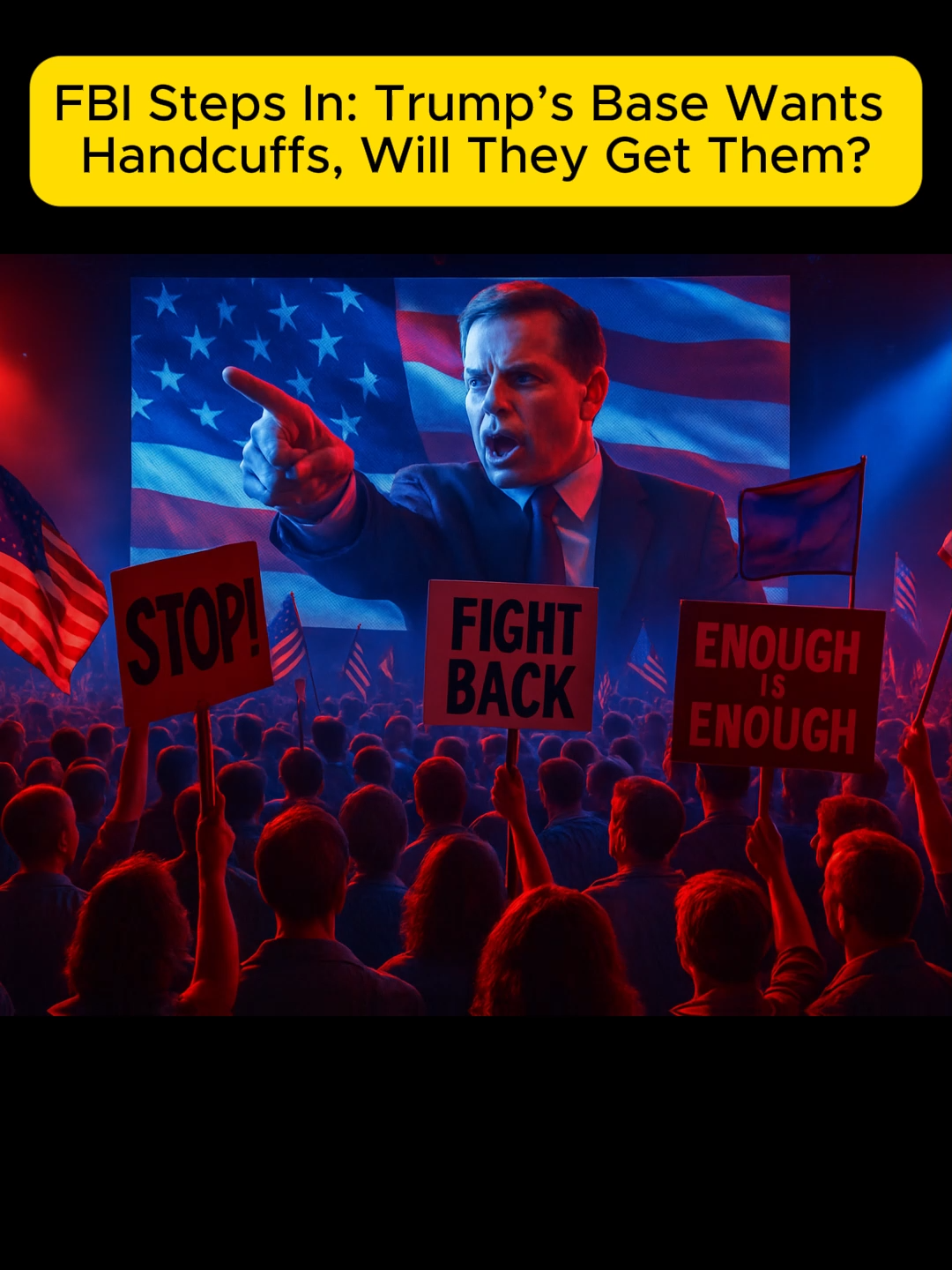 FBI Steps In: Trump’s Base Wants Handcuffs, Will They Get Them? #MAGA #TrumpNews #PoliticalDrama  #BreakingPolitics #USPolitics #FBI #TexasPolitics #Trump2025 #PoliticalShowdown #capitol#BreakingNewsUSA #Election2025 #DemocratsVsRepublicans