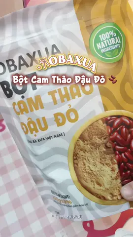 Pha trộn trắng da cùng bột cam thảo đậu đỏ OBAXUA😇#obaxua#tiktok#xh#fybシviral #trangda 