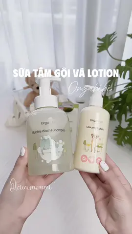 Mẹ nào có con da dễ kích ứng, mẫn đỏ hay bong tróc thì thử bộ đôi sữa tắm gội và dưỡng da nhà Orgabébé này thử nha ☺️ #leicamommi #orgabebe #tamgoichobe #duongda