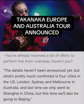 TAKANAKA EUROPE AND AUSTRALIA TOUR ANNOUNCED #masayoshitakanaka #jazzfusion #surfboardguitar #Summer #carlossantana #tokyoreggie #casiopea #rainbowgoblins #thesunsetvalley #seychelles #jollyjive #japan #citypop #citypopjapan #tropicbirds 