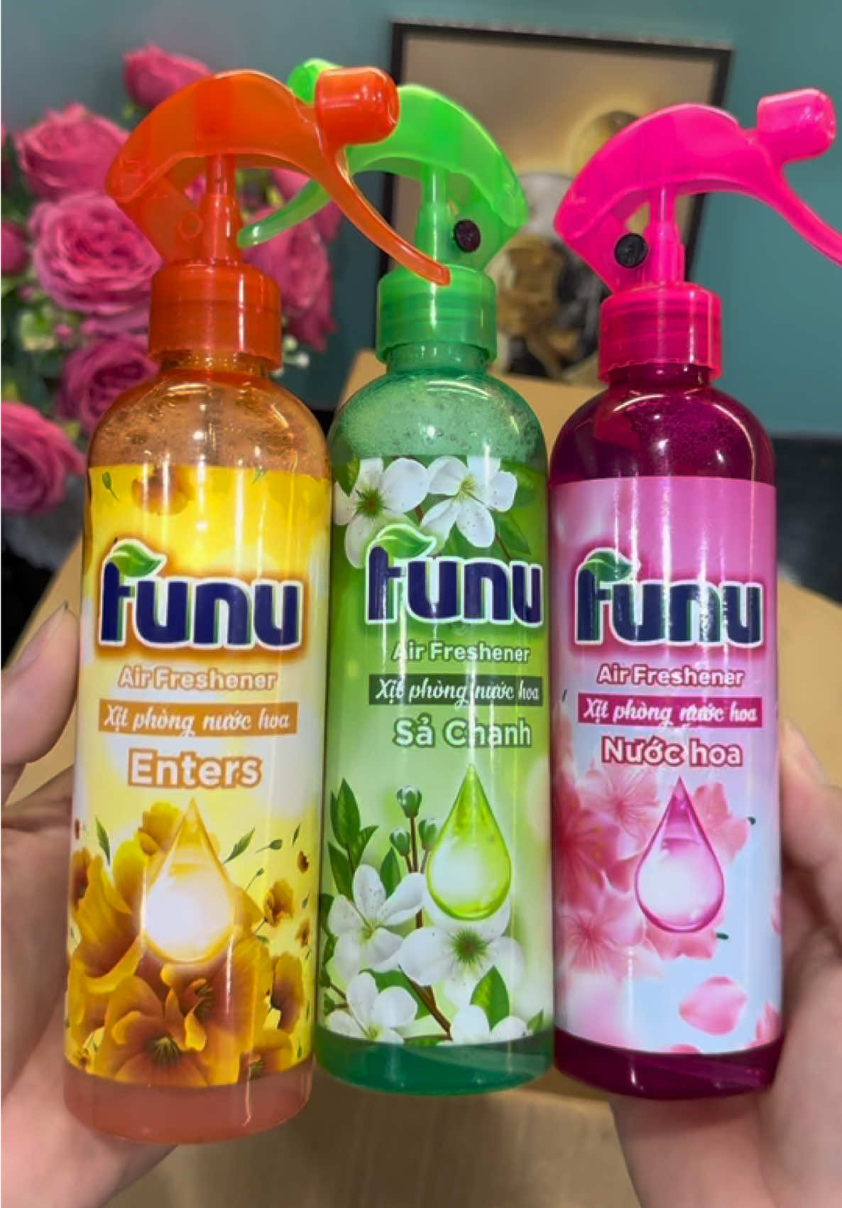 Xịt phòng tinh dầu nước hoa Funu #emkieutaphoa #xitphong #xitphongtinhdau #funu #xitphongfunu