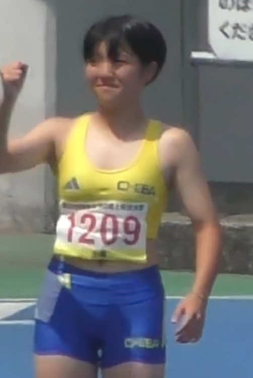 中学生女子陸上将来楽しみ #陸上女子 #陸上 #中学生 #ブルマー 