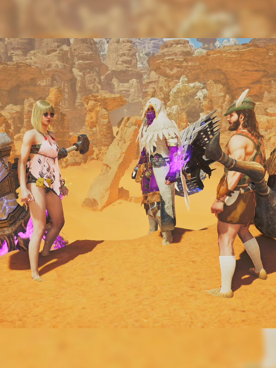 The only way to travel. @ThreeEvils. @KatiYuuSha #monsterhunterwilds #monsterhunterwildsgame #monsterhunterwildsgameplay #hammer #capcom #fyp 