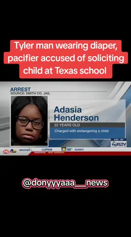 TYLER, Texas (KLTV) - Tyler police have arrested a man accused of making lewd comments to a young girl in an elementary school parking lot while wearing only a diaper and pacifier around his neck. Wesley Worl, 45, is charged with criminal solicitation of a minor and criminal trespass. He is being held in the Smith County Jail on a collective bond of $600,000. According to the police report, Worl approached the 11-year-old girl in the parking lot of Andy Woods Elementary, located at 3131 Fry Ave., on July 29. After he made the comments, the girl rode away on her bicycle. Police obtained warrants for Worl’s arrest on Thursday and arrested him at his place of work. #donyyyaaa___news #explorepage 