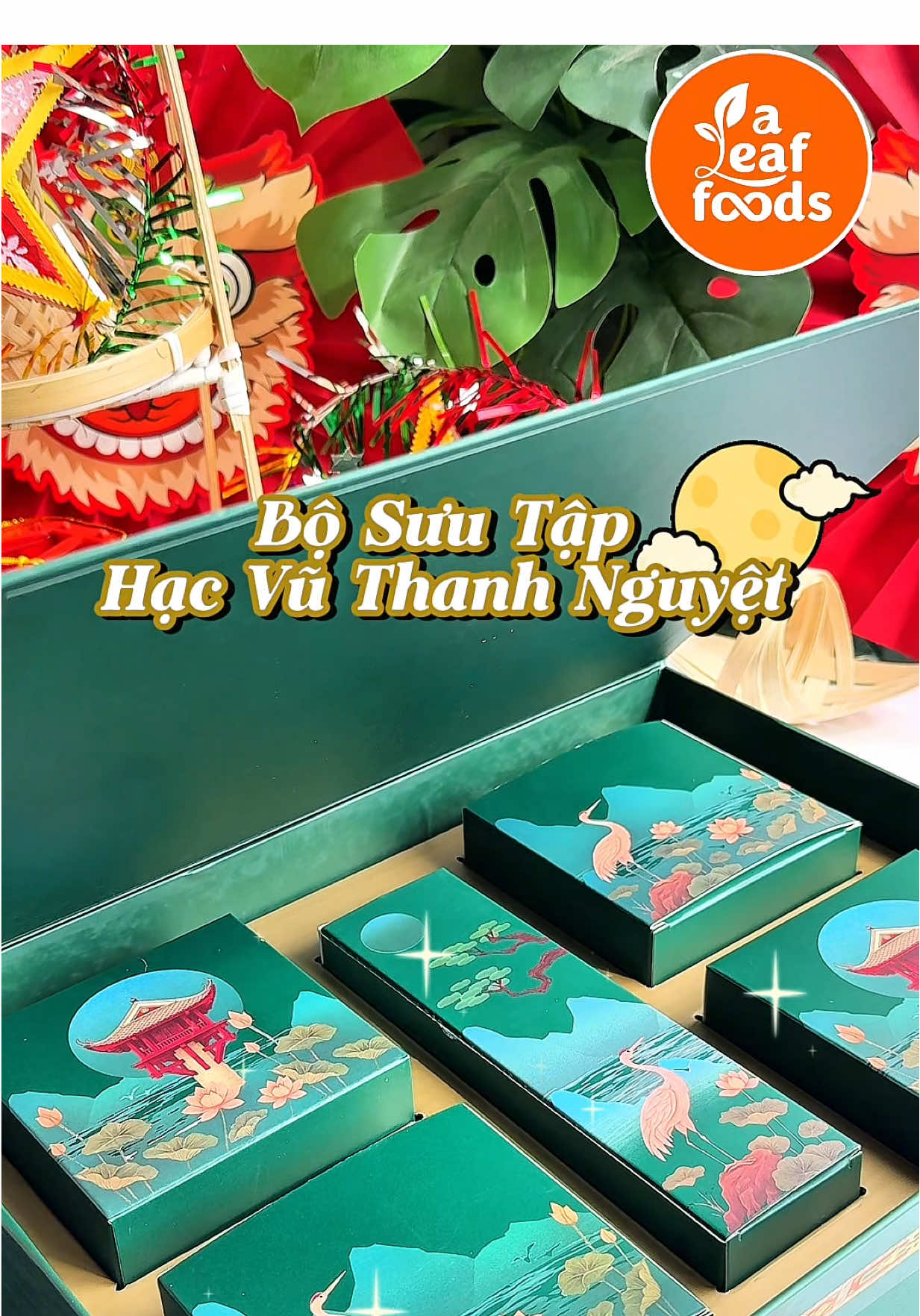 Hạc Vũ Thanh Nguyệt – Tinh hoa mùa trăng 🌕 Đàn hạc tung cánh trong đêm trăng thanh, Mang đến lời chúc bình an – trường thọ – đoàn viên viên mãn. Không chỉ là bánh, đây là món quà nghệ thuật dành tặng mùa thu, Mỗi hộp bánh là một bức tranh gửi trọn yêu thương. 🌕 Để mùa trăng này, bạn không chỉ biếu quà, mà biếu cả một cảm xúc.#ancungtiktok #trungthu2025 #banhtrungthu #aleaffoods 