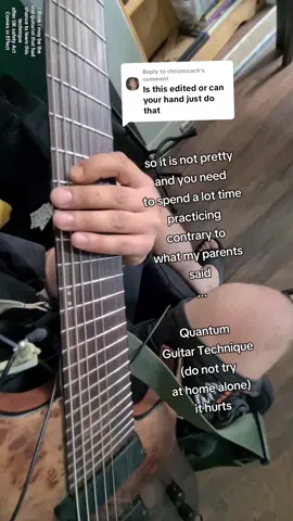 Replying to @christozach  well, it seems websites i used to practice are now behind some identity check so my skills will degrade. You just superposition your fingers on the freatboard to play three arpeggios simultaneously #guitar #technique #arpeggio #quantumjumping 