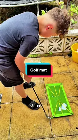 Golfers must have. This golf mat is designed to perfect your swing. It’s lightweight easy to clip to your golf bag. #golfersoftiktok #golfaccessories #golfswing #golfer #golfersoftiktok #spotlight #tiktokmademebuyit #dealdrops 