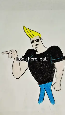 Johnny Bravo talks about dating trans women #cartoon #traditionalart #transgender #fyp #cartoonnetwork 