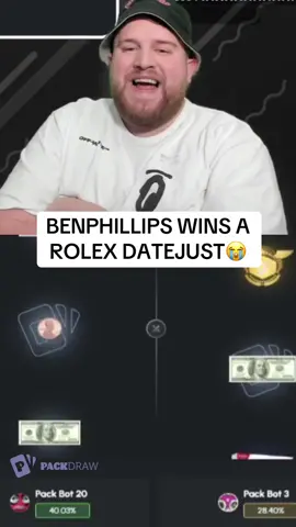 BENPHILLIPS WINS A ROLEX DATEJUST😭 #kickstreaming 