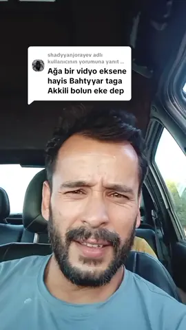 @shadyyanjorayev adlı kullanıcıya yanıt veriliyor 