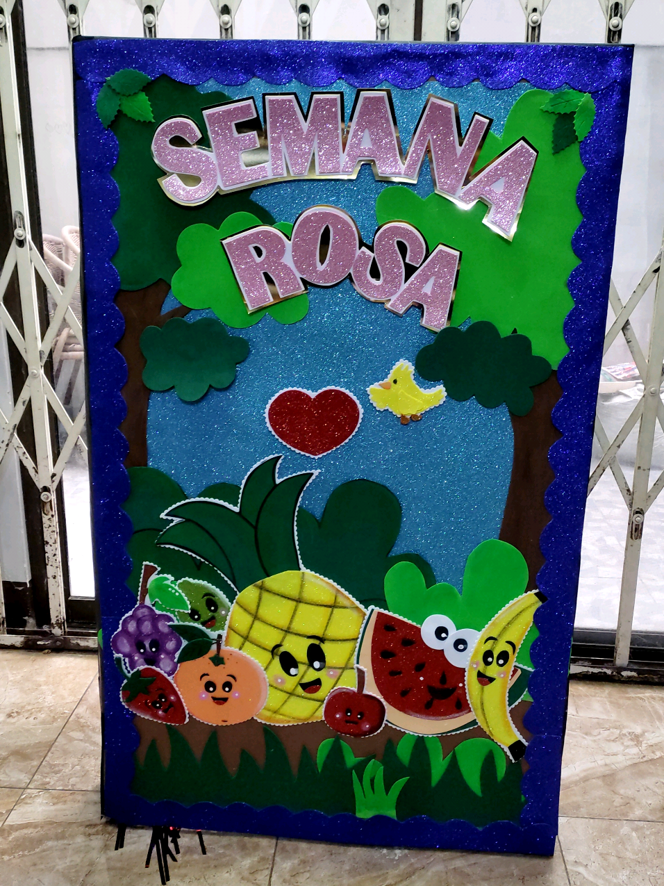 Cuento para semana de la Lectura 📚. Medidas 1m x 70 cm. elaborado con cartón y foami. 🎉 #arteamano🌸🥰  #hechoconamor💜  #cuentosgrandesniños