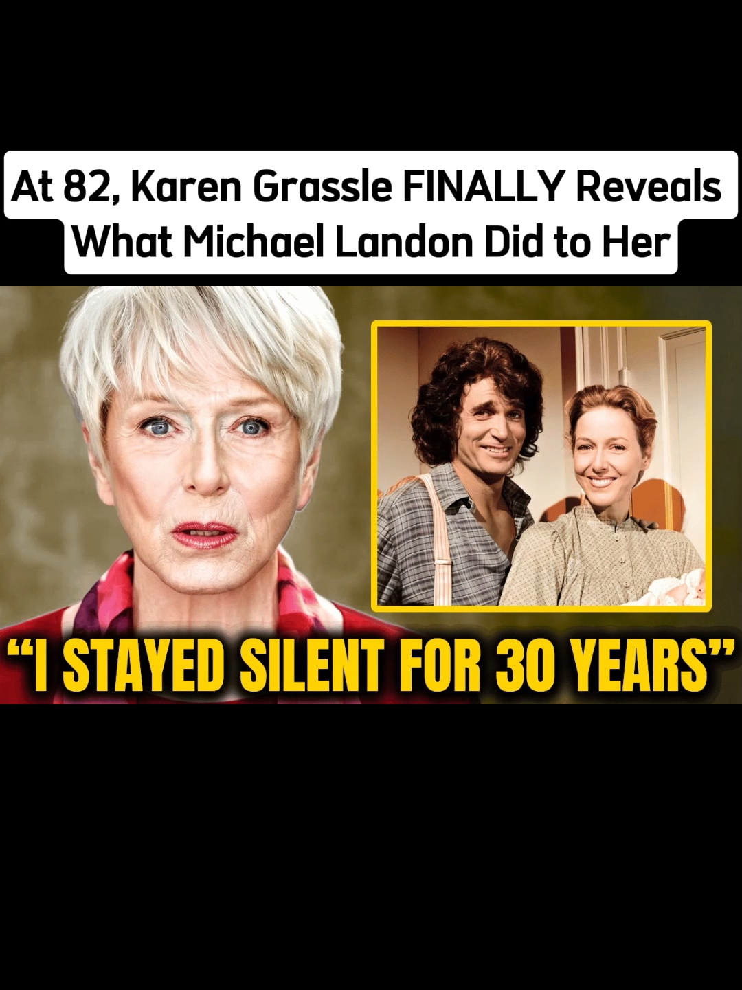 At 82, Karen Grassle FINALLY Reveals What Michael Landon Did to Her