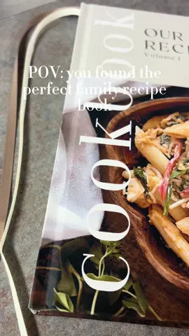 And it looks great as decor! Paige McRae recipe book on Amazon! #fyp #olebrandselect #recipebook #Recipe #cookbook #familyrecipe #perfect 