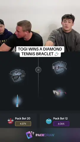 TOGI WINS A DIAMOND TENNIS BRACLET 💍 #kickstreaming 
