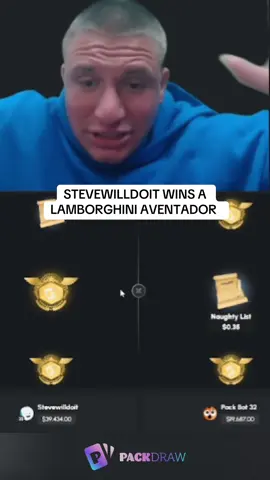 STEVEWILLDOIT WINS A LAMBORGHINI AVENTADOR  #kickstreaming 