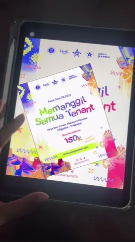 Ditarik makhluk halus? GAK LAHHH ini ditarik jadi tenant Pasar Seni ITB !!  #CallingTenant #TenantPasarSeni #FYP #Viral #ITB #PasarSeni #SeniBudaya #EventBandung #BandungEvent #Creatives #ArtMarket #UMKMCreative #JualanLaris #BandungVibes