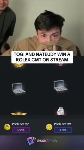 TOGI AND NATEUDY WIN A ROLEX GMT ON STREAM #kickstreaming 