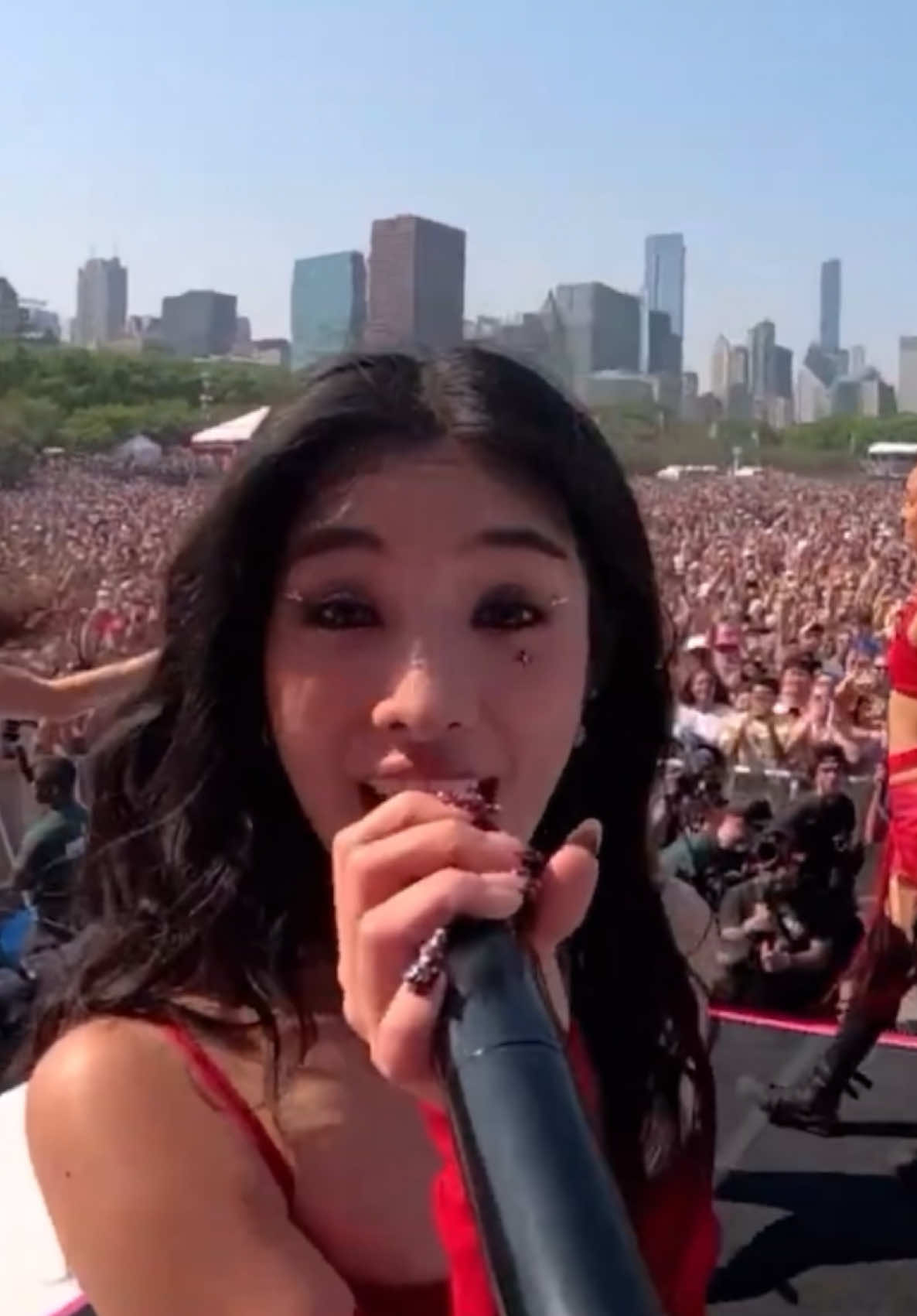 LA based girl group Katseye are making major moves #music #lollapalooza #katseye #kpop #pop 
