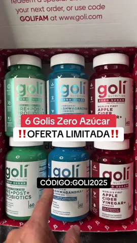 Esta es la oportunidad para obtener tus Holis por un precio muy bajo , apresúrate q la oferta termina pronto #goli #zerosugar #prebiotics #ashwagandha #acv #applecidervinegar 