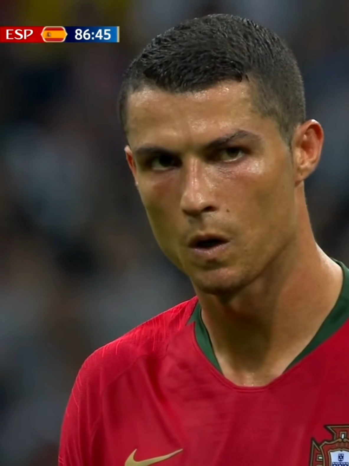 اساطير ريال مدريد وأساطير برشلونه ضد كرستيانو رونالدو 🔥💀#كرستيانو_رونالدو🇵🇹 #اسبانيا🇪🇸 #البرتغال #كأس_العالم #2018 