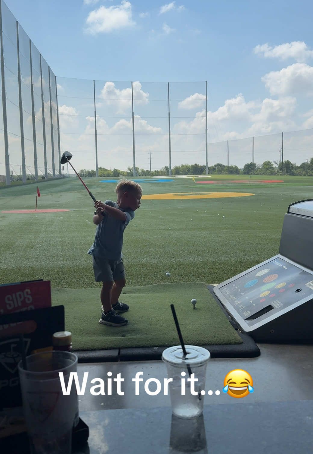 I guess his hands got a little sweaty!😂  #golf #golfer #toddlerpro 