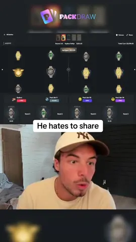 He hates to share #kickstreaming 