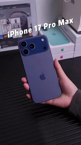 iPhone 17 Pro Max Dark Blue Unboxing , Do you like it? 💙💙💙#kovasia #apple #newiphone #iphone17 #iphone17promax #darkblue #foru #fyp #viral 