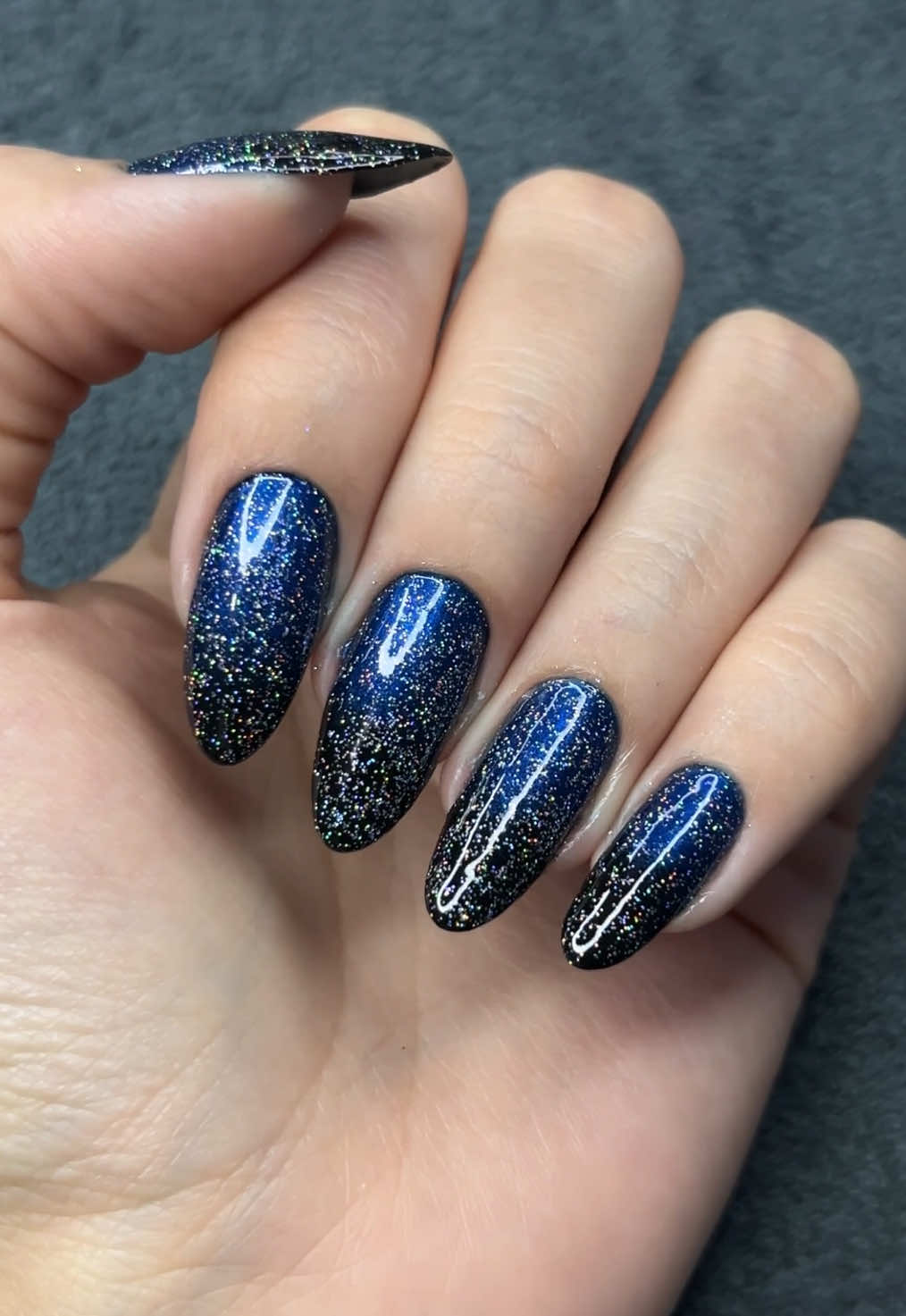 Coraline nails 💅🏻💙🐈‍⬛🗝️✨#unhas #nails #nailart #nailtutorial #coraline 