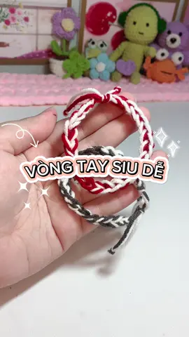 Vòng tay dễ nhất trên đời ai cũng làm đựt😻😻😻 #moclen #crochet #crochetersoftiktok #crochettutorial #tiemlenmeocam🍊 