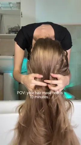 When your hair mask just needs 10 minutes…  . . . Code 13BANTYNA on @YesStyle for discounts 💌 #YSGlowInMatte #hairwashday #asmr #hairtok  @YesStyleInfluencers #capelli #cosrx_yesstyle#COSRX_YesStyleyle #yesstyleinfluencers 
